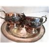 Image 2 : Old Silver Plated Cream & Sugar Sets (E.P)
