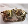 Image 3 : Old Silver Plated Cream & Sugar Sets (E.P)