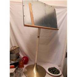 Old Metal Painting Easel or Outdoor Music Stand (Very Heavy)