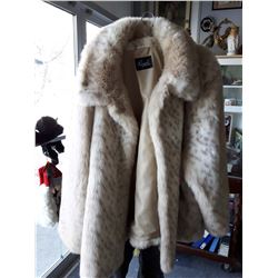 Rabbit Fur Coat (Regal Tag)(Size Medium)