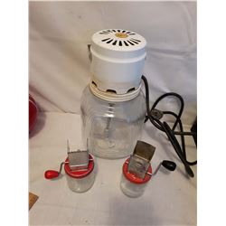 Electric Frisco Churn & Nut Meat Grinders (2)