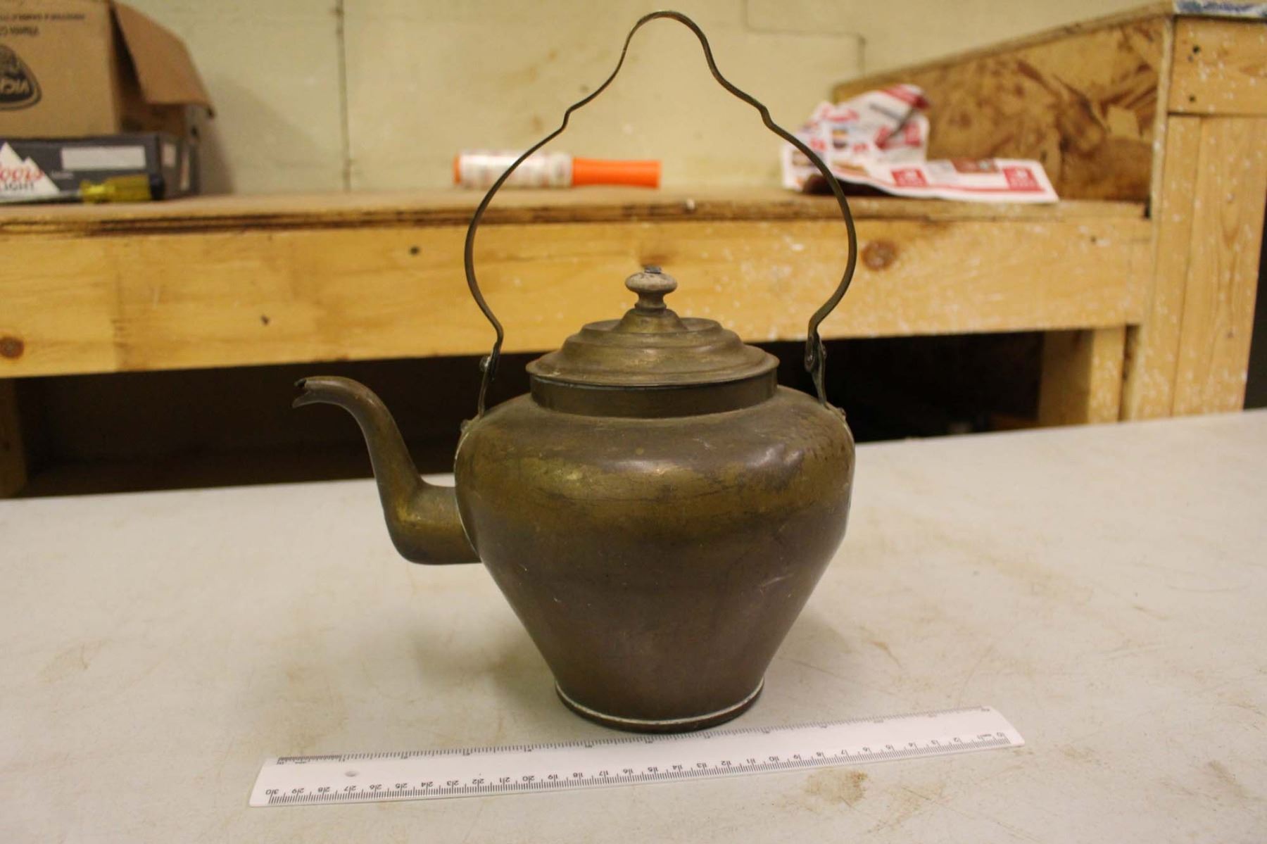 Antique Copper Kettle