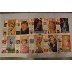 Lot Of Liberty Magazines (10) (1962)