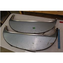 Pair Of Fender Skirts (Probably 1950's)