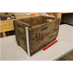 Wooden Pepsi Cola Box