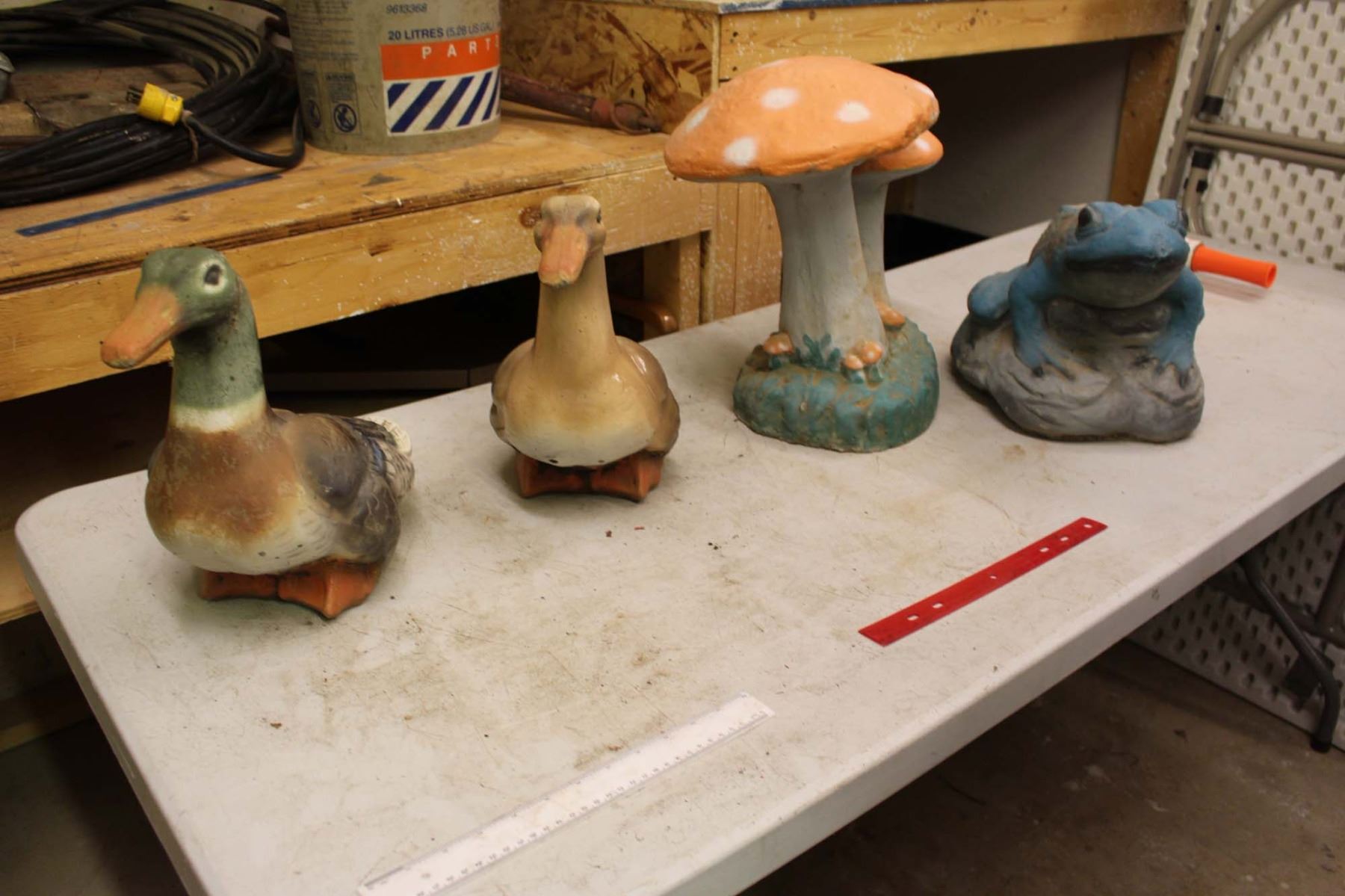 Concrete Lawn Ornaments (4) (Very Heavy)