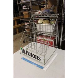 Patons Metal Wire Display Rack