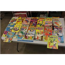Lot Of Comic Books (Sad Sack, Beetle Bailey, Disney, Richie Rich) Mostly 70's