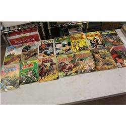 Lot OF Vintage Comic Books (Cowboy, Tarzan, Korak, Etc) 60's and 70's