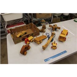 Lot Of Vintage Wooden Children's Toys