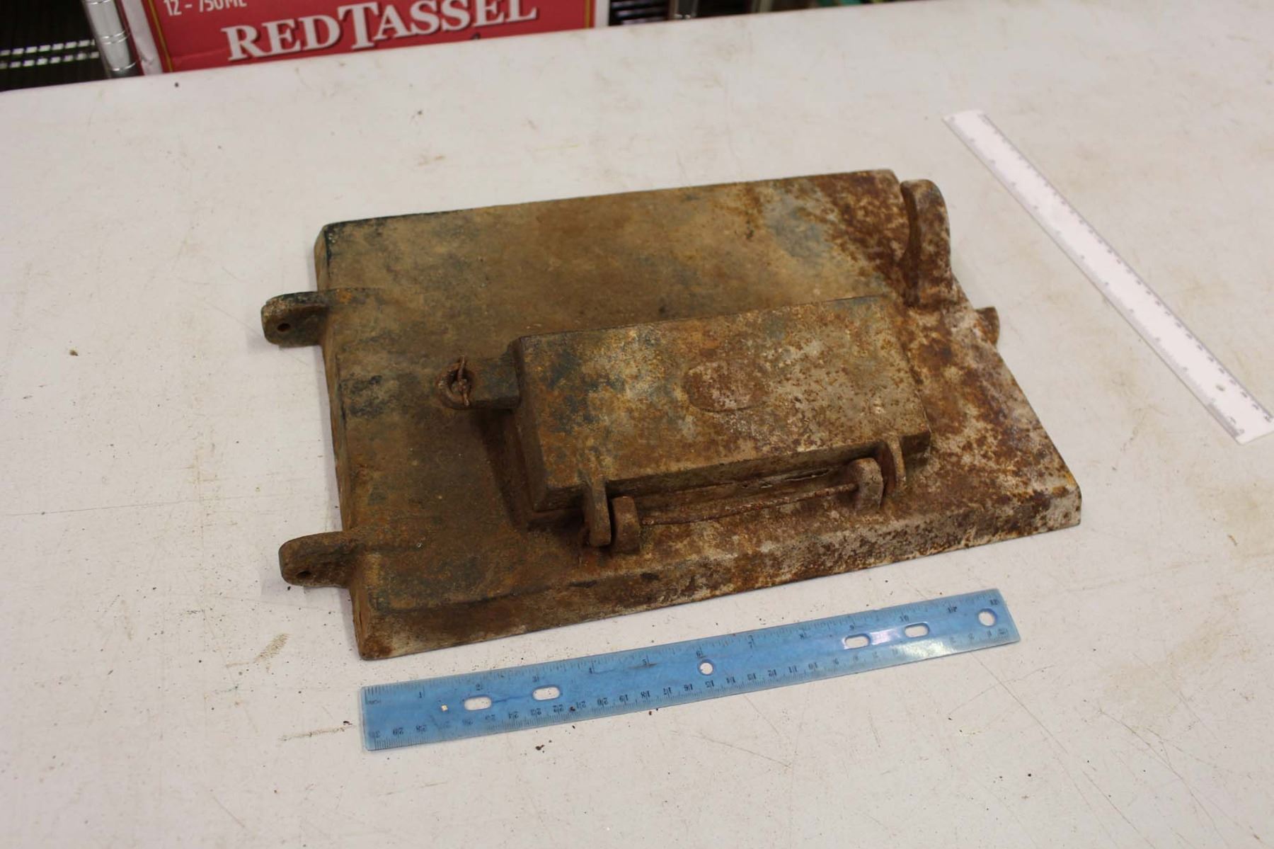 Vintage Cast Iron Stove Plate