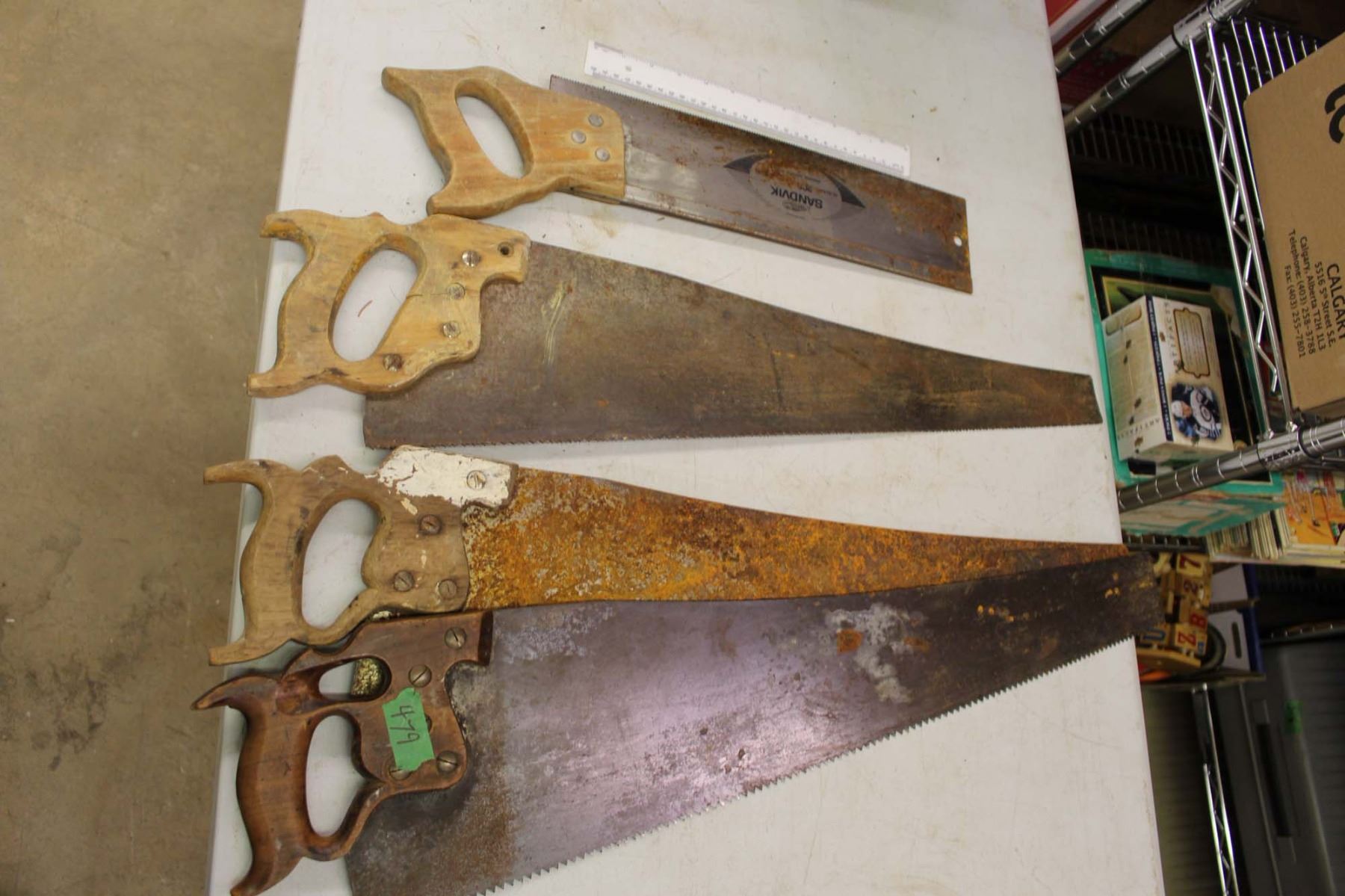 Lot Of Hand Saws