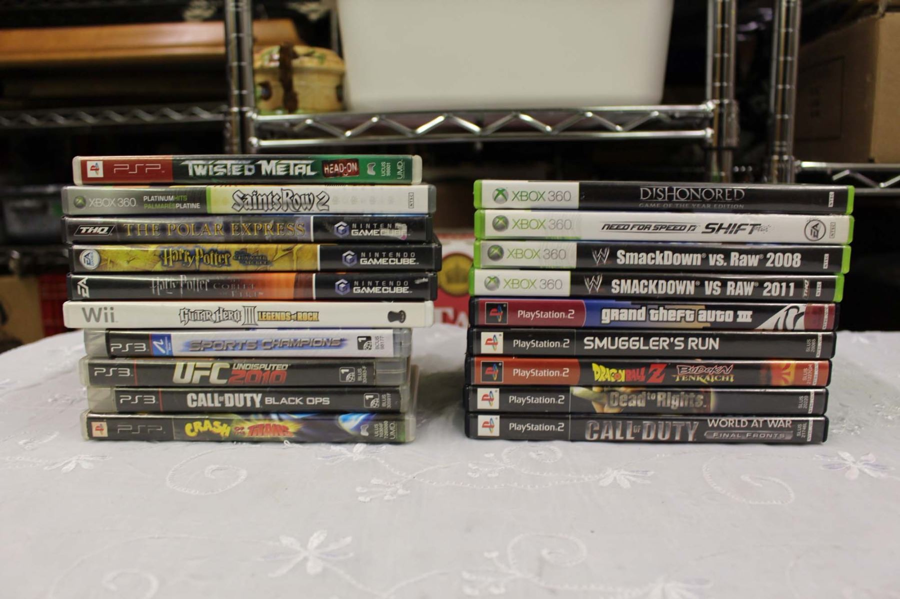 Lot of Video Games: PS3, PSP, XBOX 360, PS 2, Nintendo Gamecube