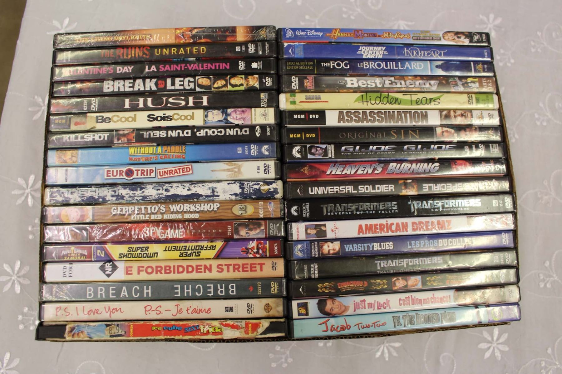 Lot of DVD Movies New & Used