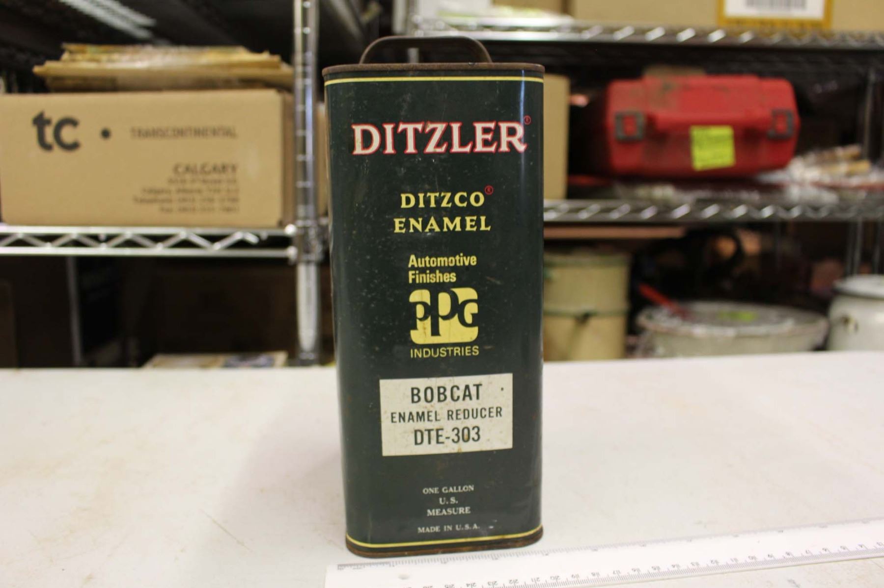 Ditzler Bobcat Enamel Reducer, One Gallon Tin