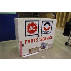 GM Delco Service Station Metal Wall Cabinet (25.5"x14"x30")
