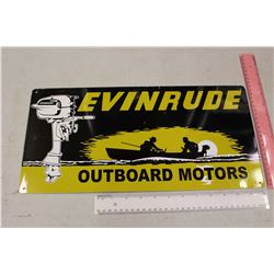 Evinrude Outboard Motors Tin Sign