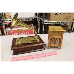 Two Music Boxes (Phonograph& A Radio)