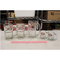 A&W Rootbeer Mugs (5)