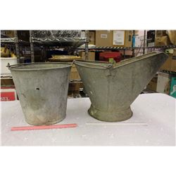 Coal Pails (2)(1 Marked CN)