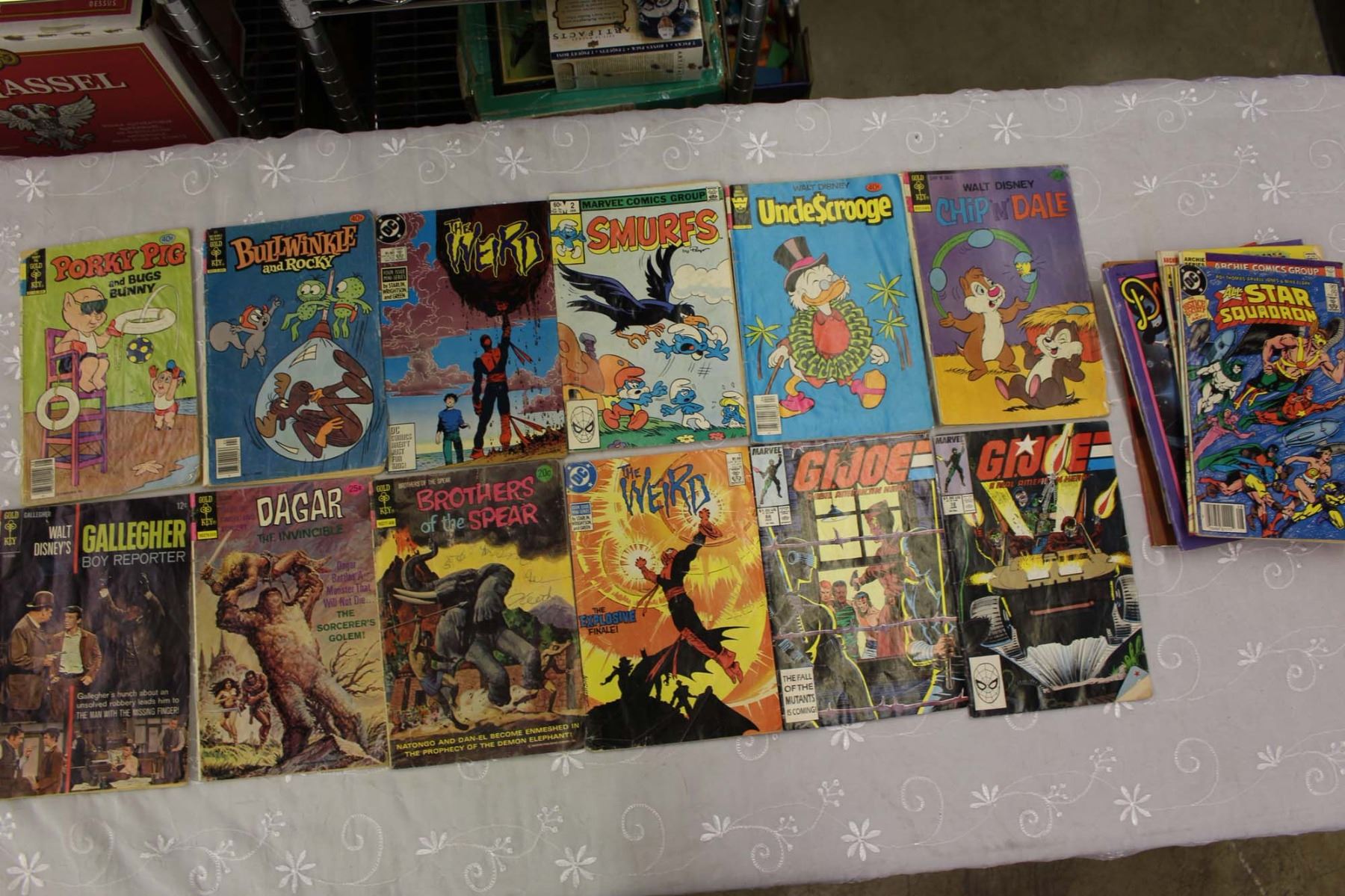 Collection of Old Comic Books