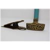 Image 3 : Antique Coco-Cola Bottle Opener& A Goodluck Clip (Marked 1870)