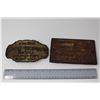 Image 1 : Antique Emblems (2)(Home Comfort& Advance-Rumely, Thresher Company Inc)