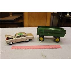 1964 Ford Fairlane Thunderbolt 1/24 Scale Model with John Deer Model