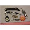 Image 1 : Lot Of Advertising Related, Keychains, Knives, Etc
