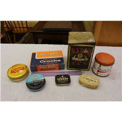Lot of Vintage Tins (7)(Nabob, Flying Dutchman, Mixture, Etc)