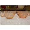 Image 4 : Pink Depression Glass Dish Set (No Cracks or Chips)