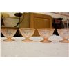 Image 5 : Pink Depression Glass Dish Set (No Cracks or Chips)