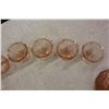 Image 7 : Pink Depression Glass Dish Set (No Cracks or Chips)