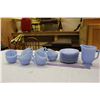Image 1 : Baby Blue Pyrex Dish Set