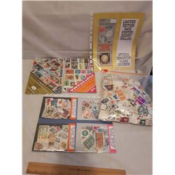 4 Batches of Stamps W/ Oilers Dollar