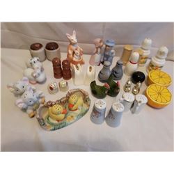 18 Sets Of Salt And Pepper Shakers