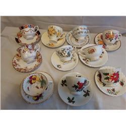 10 Cups And Saucers Sets