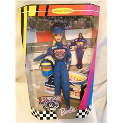 50th Anniversary Nascar Barbie, Sealed In Box