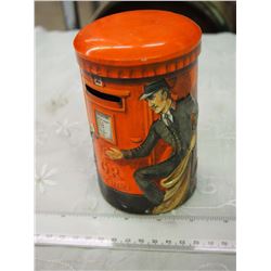 Post Office Coin Bank Full Of Pennies