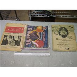 Lot Of Vintage Print Related