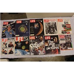 Lot Of Vintage Life Magazines