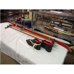Vintage Cross Country Skiis And Boots
