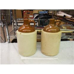 Pair Of 1 Gal Whiskey Crocks