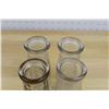 Image 5 : Lot of 4 Vintage Orange Juice Pint Bottles
