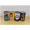 Image 1 : FULL One Quart Oil Cans (4)