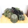 Image 1 : Vintage Military Helmet& Camouflage Netting