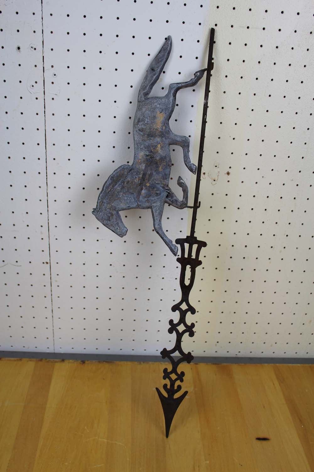 Authentic Antique Horse Weathervane Arrow