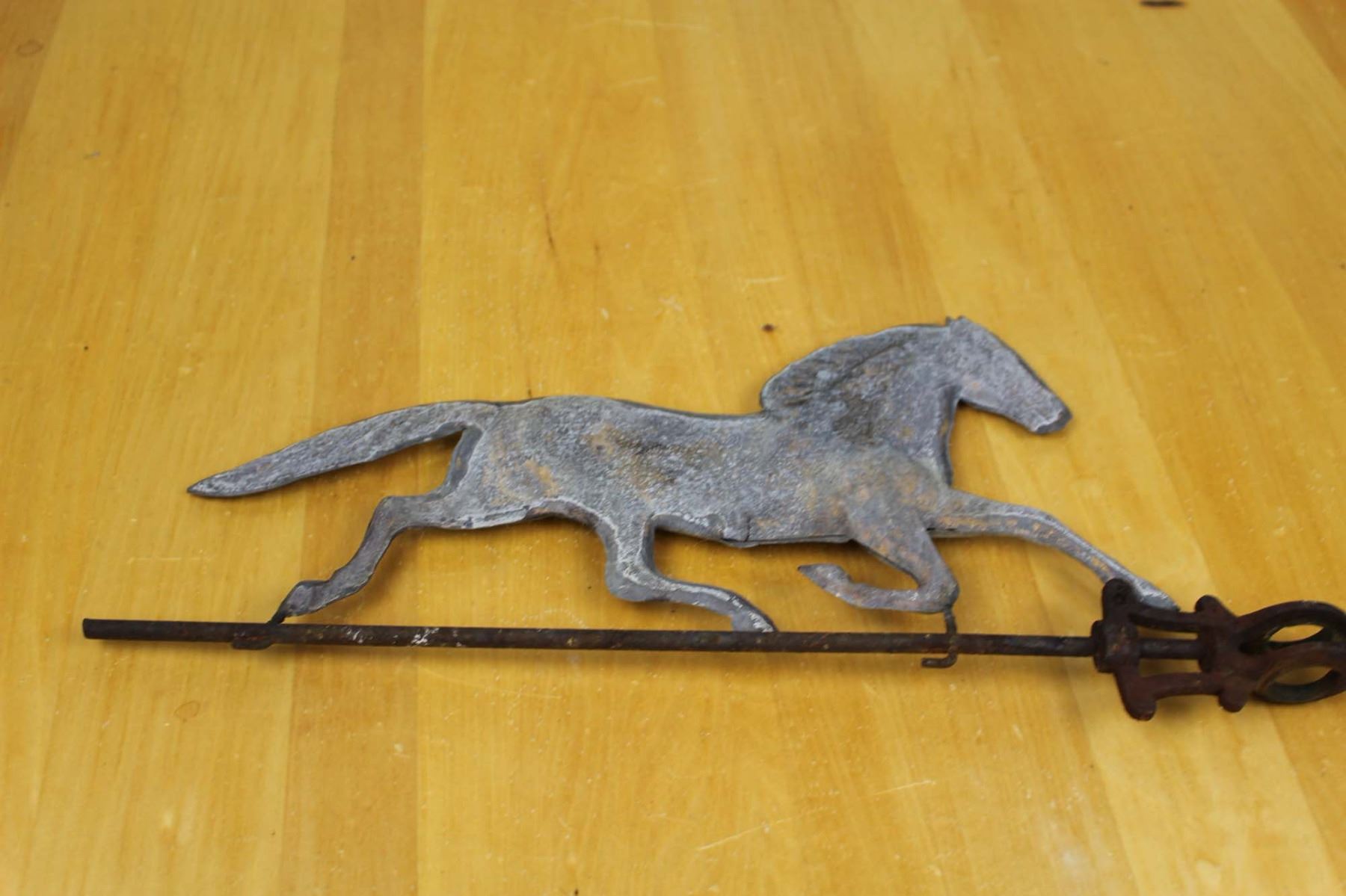 Authentic Antique Horse Weathervane Arrow