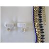 Image 4 : Glass Sapphire & Rhinestone Necklace Set