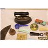 Image 2 : Lot of Vintage Misc (Iron, Knife, Advertising Related, Etc)
